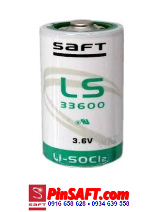 LS33600, Pin Saft LS33600 lithium 3.6v size D 17500mAh Made in France